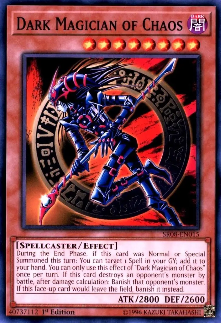 Dark Magician of Chaos spellcaster yugioh cards