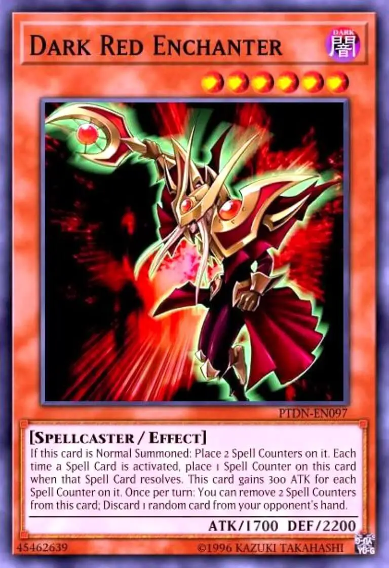 Dark Red Enchanter spellcaster yugioh cards