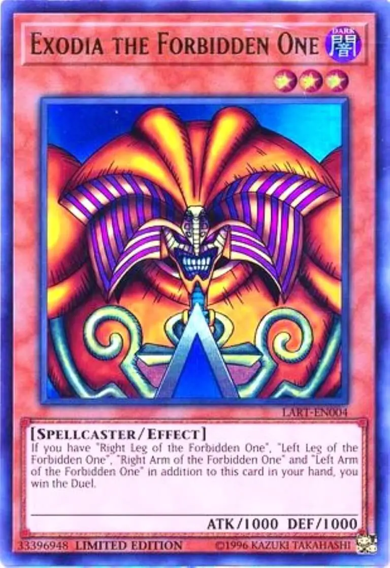 Exodia the Forbidden One spellcaster yugioh cards