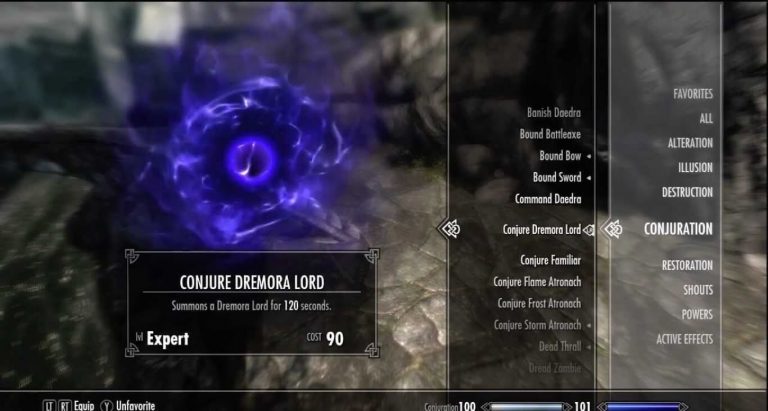 skyrim conjure dremora lord conjuration