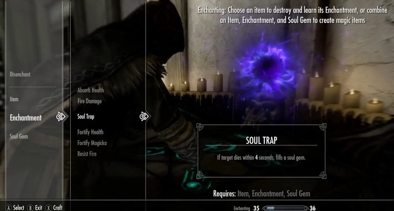 Soul Trap spell Skyrim