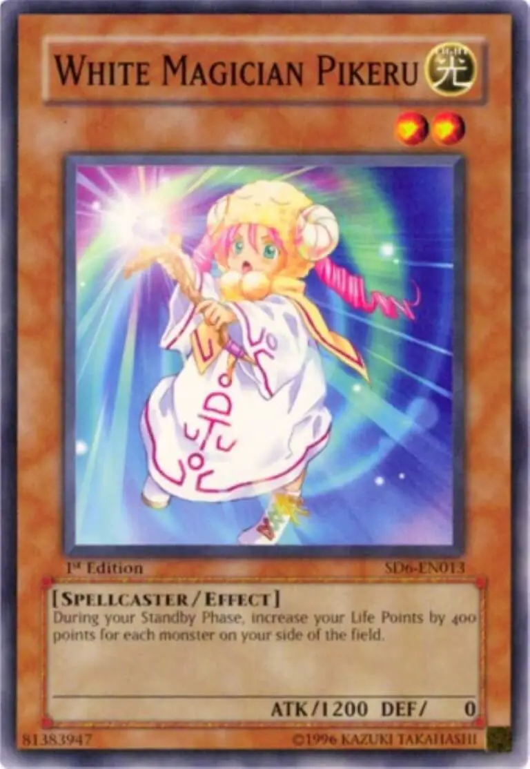 White Magician Pikeru Cutest Yugioh Card